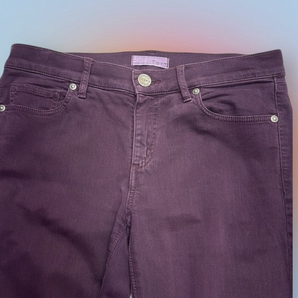 LOFT Women’s 2 Purple MODERN SKINNY Jeans